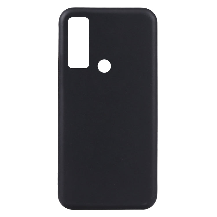 Matte black TPU phone case back with camera and speaker/flash cutouts