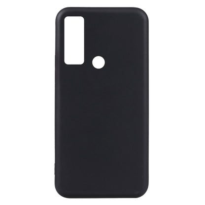 Matte black TPU phone case back with camera and speaker/flash cutouts