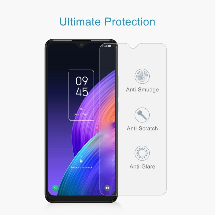 Tempered glass screen protector film with anti-smudge, anti-scratch, and anti-glare coating