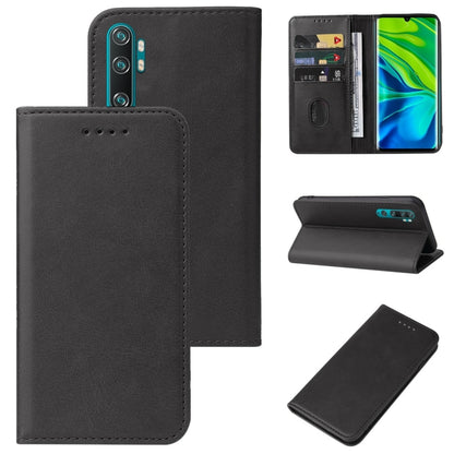 Dark gray leather phone case with magnetic closure, folio cover and camera cutout
