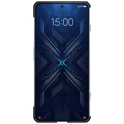 Smartphone with display visible in a protective gaming case