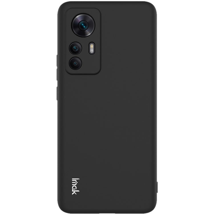 Shockproof frosted TPU phone case, matte black back with camera and flash openings