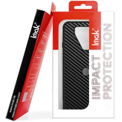 imak LX-5 Series phone case in retail box, black carbon-fiber design