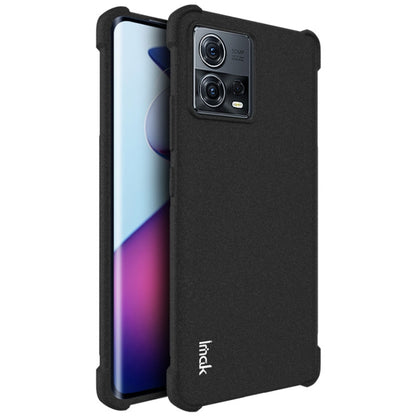 Matte black TPU phone case with camera cutout; phone back visible underneath