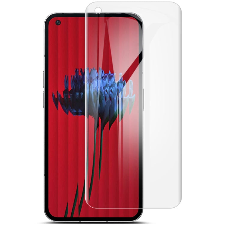 Curved full-screen hydrogel front screen protector film, 2-pack, clear overlay on phone