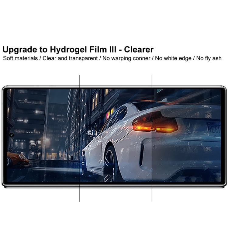 Clear curved full-screen hydrogel film protector for mobile display