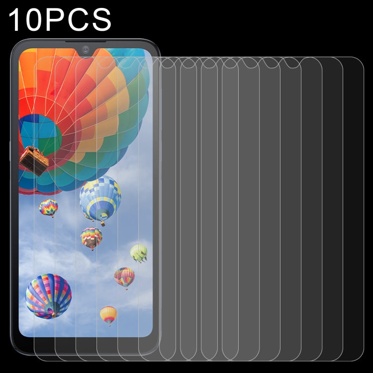 Set of tempered glass screen protectors, 2.5D curved, multiple films for phone screens