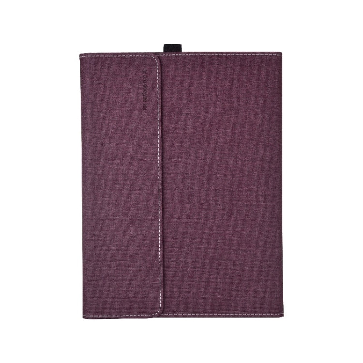 Wine red tablet PC case with two-panel cover for Microsoft Surface Pro 9