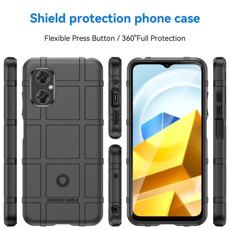 Black rugged phone case set showing back, front, and side cutouts with textured grip