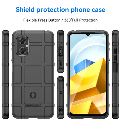 Black rugged phone case set showing back, front, and side cutouts with textured grip