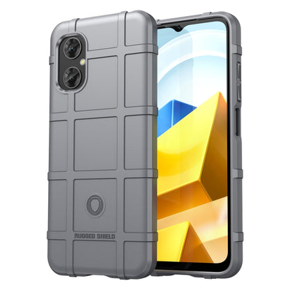Light gray rugged TPU phone case with raised edges and dual camera cutouts