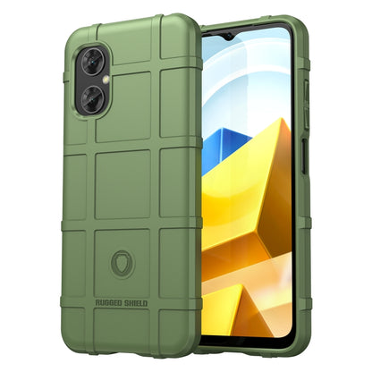 Rugged shockproof TPU phone case, green, textured armor back with camera cutouts and lip