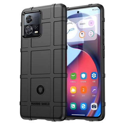 Rugged shockproof TPU phone case, black, textured armor back with camera openings