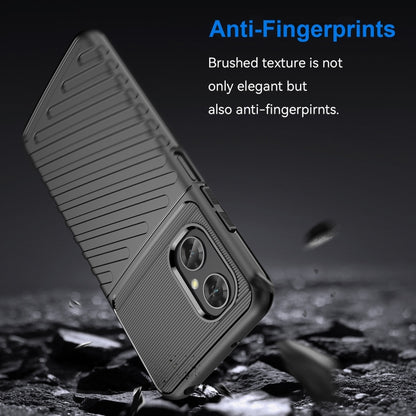 Black textured TPU phone case with anti-fingerprint brushed finish and camera opening