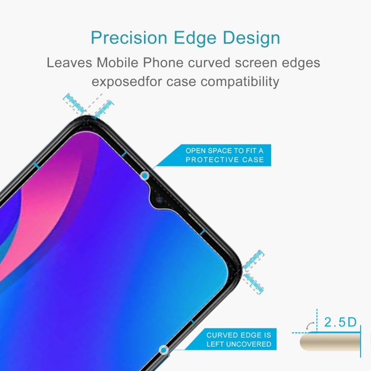 2.5D tempered glass screen protector with precision edge cutout