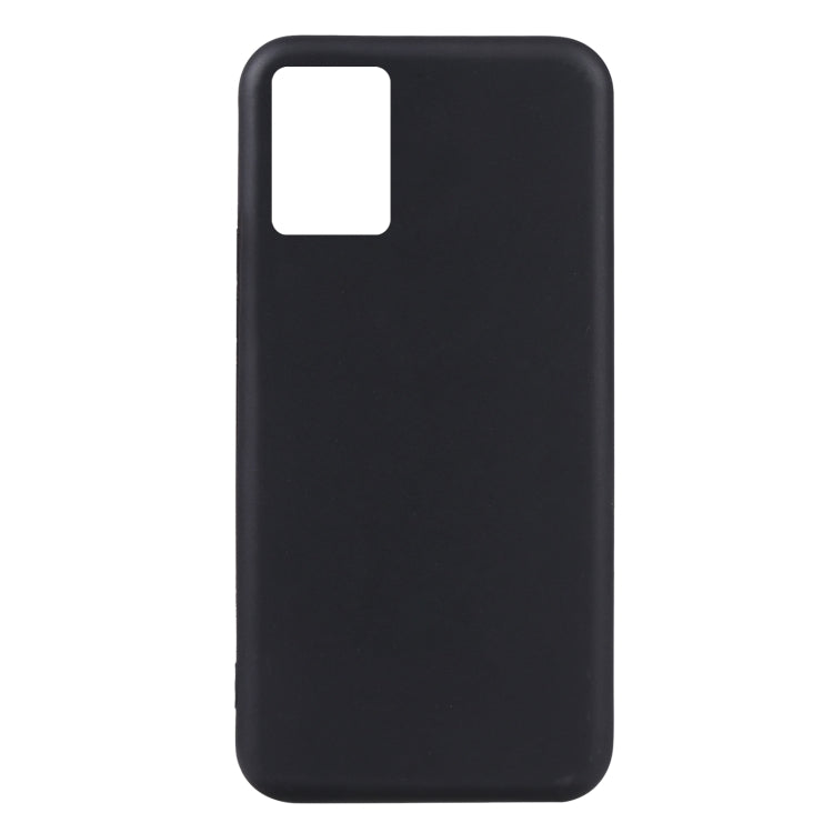 Black TPU phone case back with camera opening and flash cutout