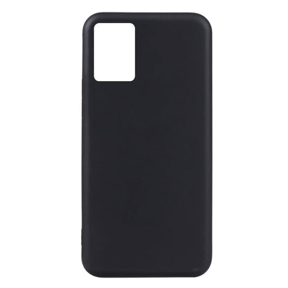 Black TPU phone case back with camera opening and flash cutout