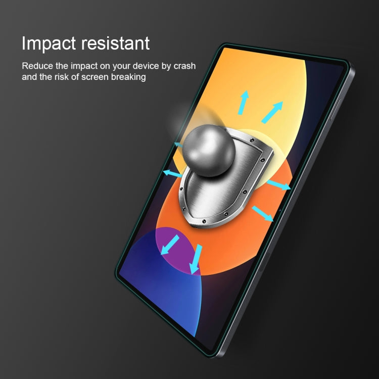 NILLKIN H+ tempered glass screen protector for Xiaomi Pad 5 Pro 12.4, impact resistant
