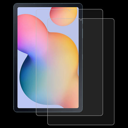 Clear tempered glass screen protector film set for 10-inch tablet, dual layer