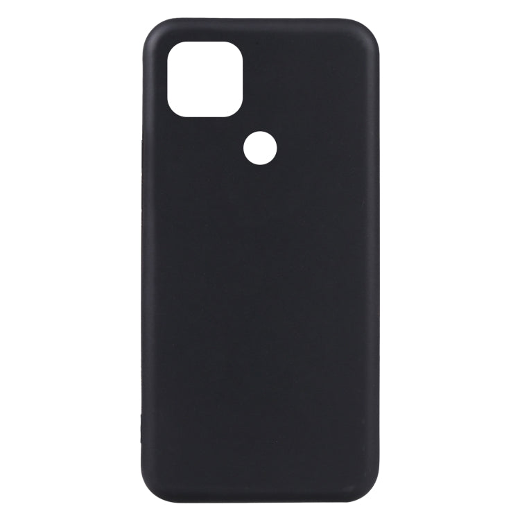 TPU phone case for Google Pixel 4a 5G, matte black back with cutouts