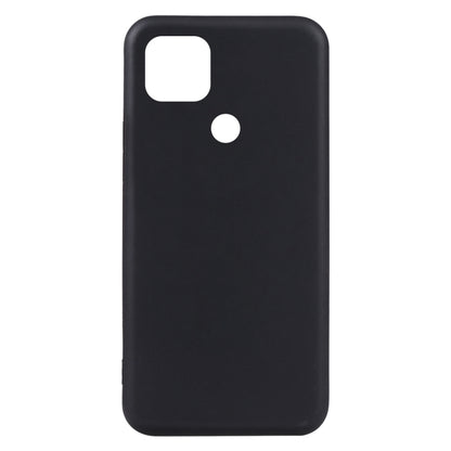TPU phone case for Google Pixel 4a 5G, matte black back with cutouts