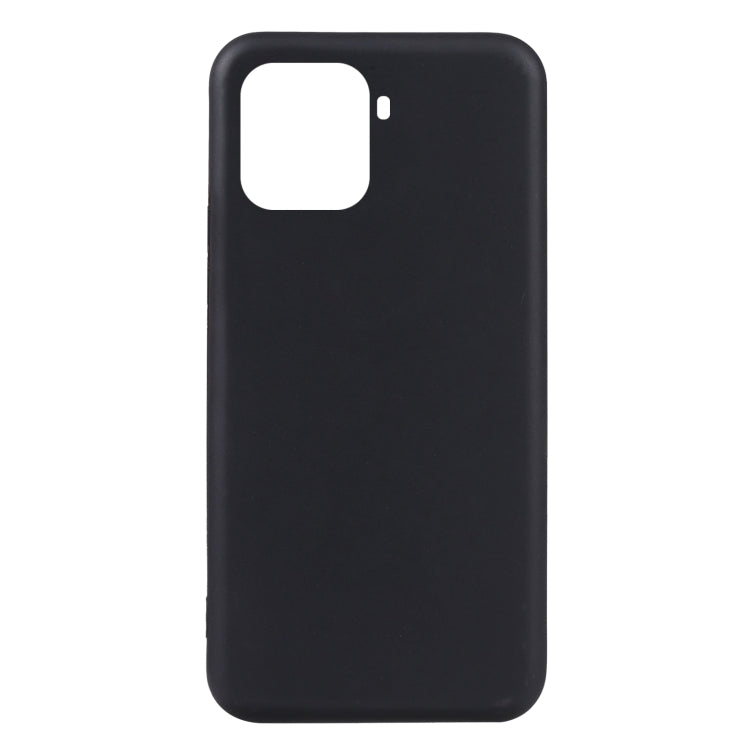 Black TPU phone case back with camera and flash openings