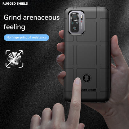 Black rugged TPU phone case with fingerprint icon detail and camera opening