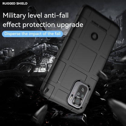 Black rugged anti-fall phone case with textured back and camera cutout