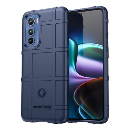 Rugged TPU phone case in blue with full coverage back and side button protection