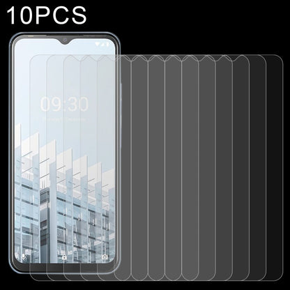 Set of 10 tempered glass screen protectors with 2.5D curved edges