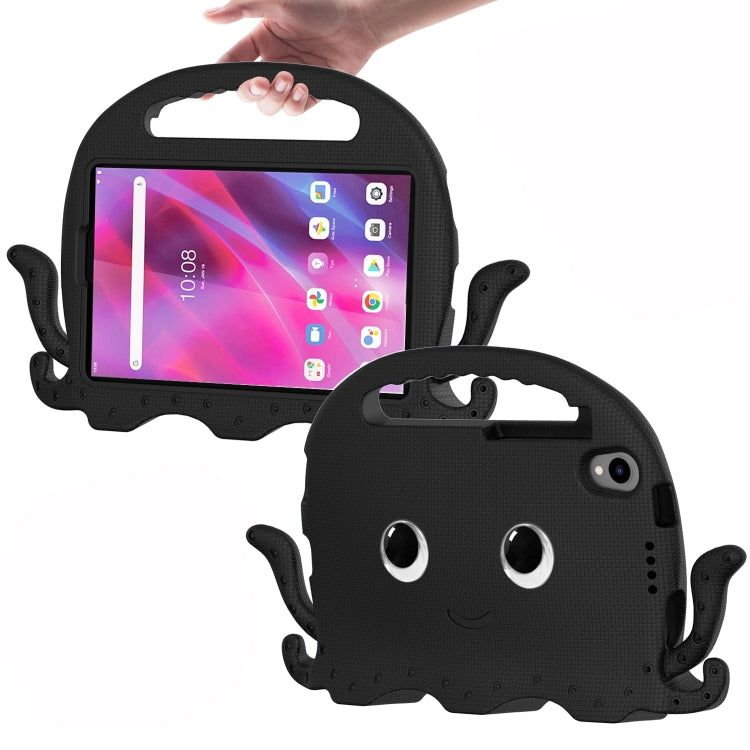 Black octopus EVA+PC tablet case with carrying strap and front handle cutout