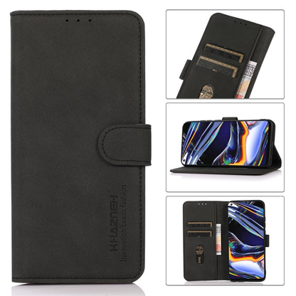 Black matte leather folio phone case with side strap and card holder window