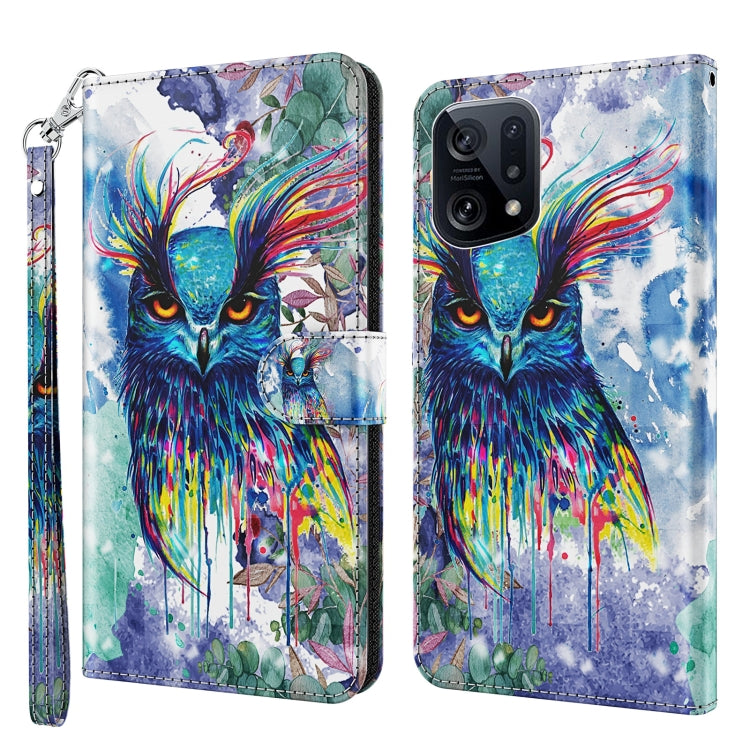 Blue phone case with colorful bird watercolor artwork, wrist strap, dual camera cutouts.