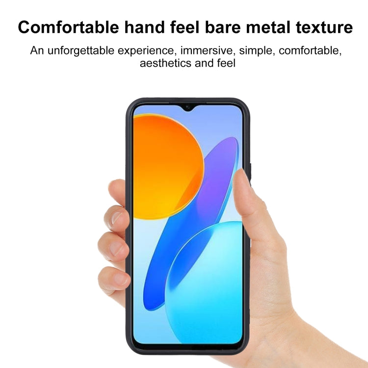 TPU phone case on a smartphone front with protective bezel around the screen