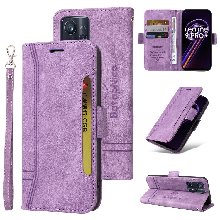 Lavender leather-style flip phone case with side buckle and wrist strap; stand and cover shown.