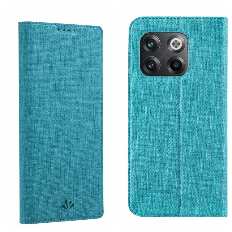 Blue shockproof phone case with folio cover and cutouts for camera and speaker