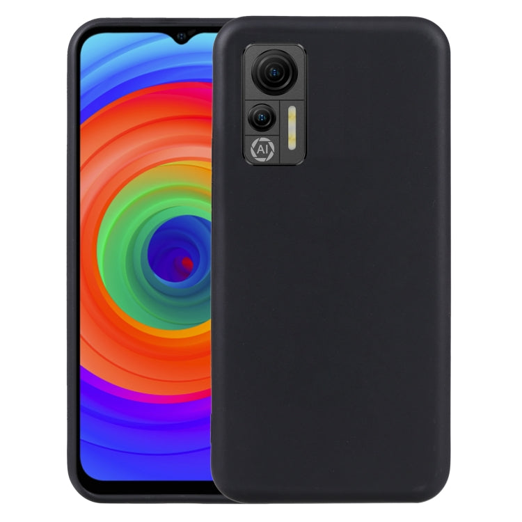 Black TPU phone case with dual camera cutout and AI window