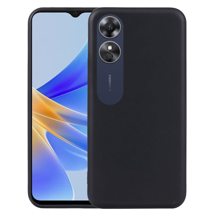 Black TPU phone case with back camera openings and slim protective edges