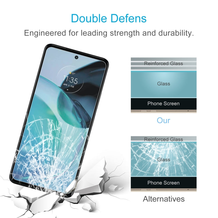 Tempered glass screen protector set; reinforced glass design to help prevent cracking