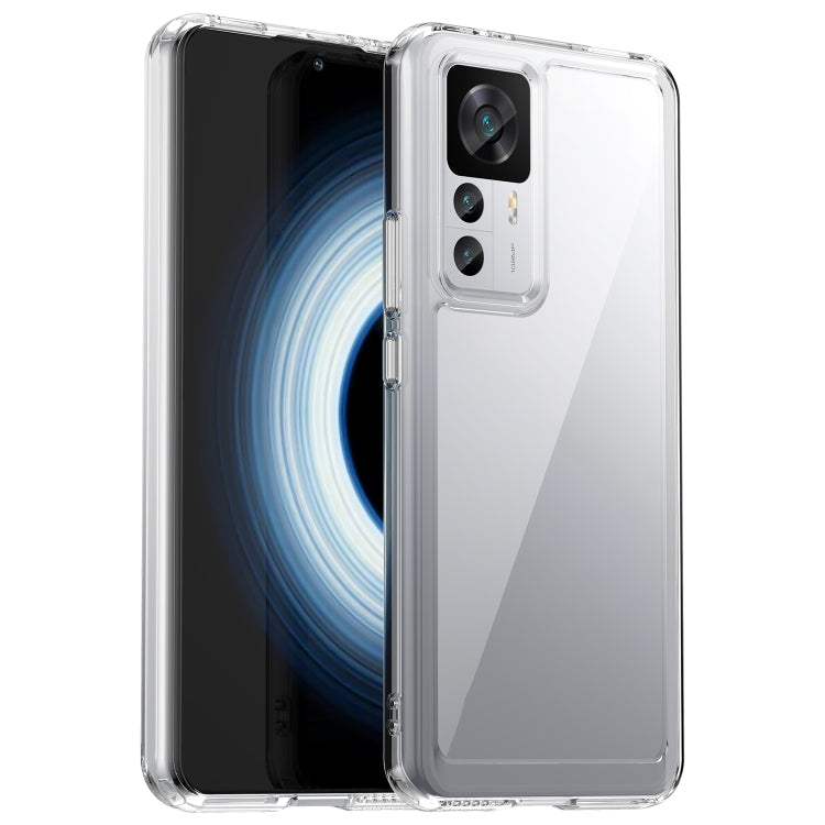 Clear TPU phone case with protective camera cutout and raised corner edges