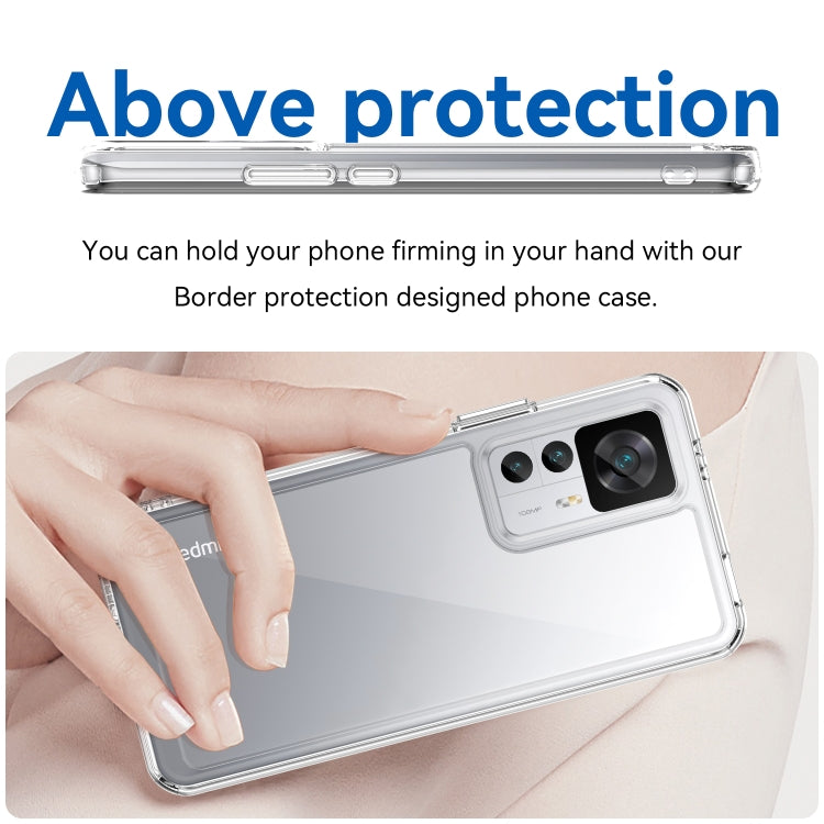 Clear TPU phone case with border protection and camera cutout