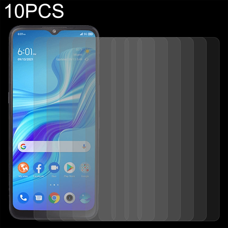 Tempered glass screen protector set (10 pcs) with 2.5D curved edge for phone