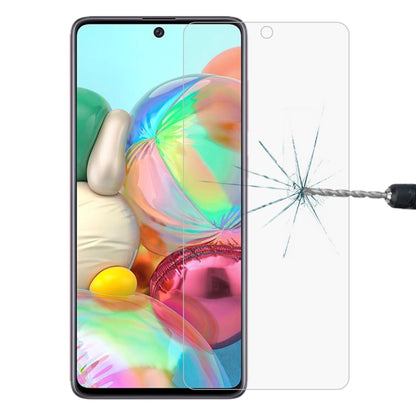 Clear 2.5D tempered glass screen protector for smartphone, explosion-proof design