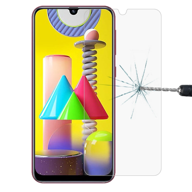 Clear 2.5D tempered glass screen protector for smartphone, impact safety test