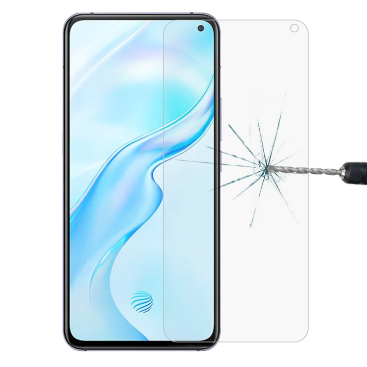 Clear 2.5D tempered glass screen protector for smartphone, full coverage panel