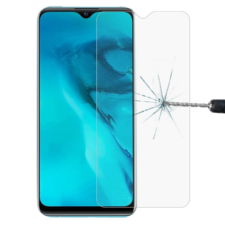Clear 2.5D tempered glass screen protector for smartphone, drop and impact claim