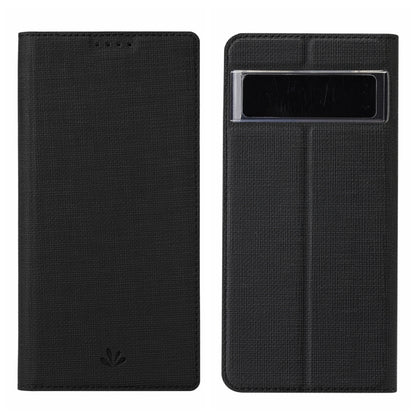 Black textured leather phone case with top cutout and fold-over front cover