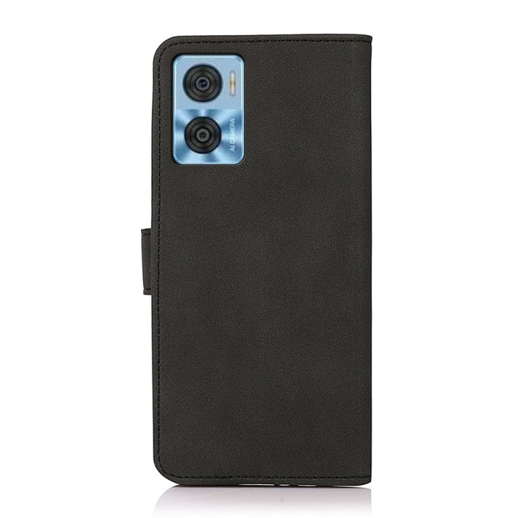 Black matte leather phone case with camera cutout and protective folio cover