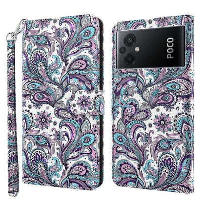 Phone case with paisley bird pattern, lilac and teal on white