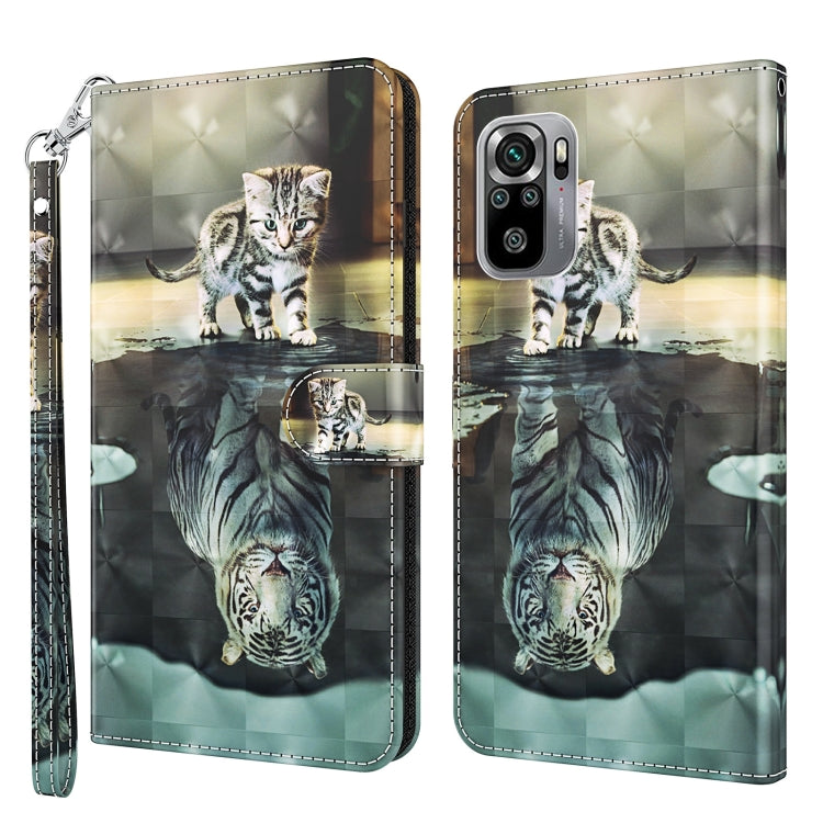 Wallet phone case with tabby cat artwork, flip cover, camera cutouts, wrist strap